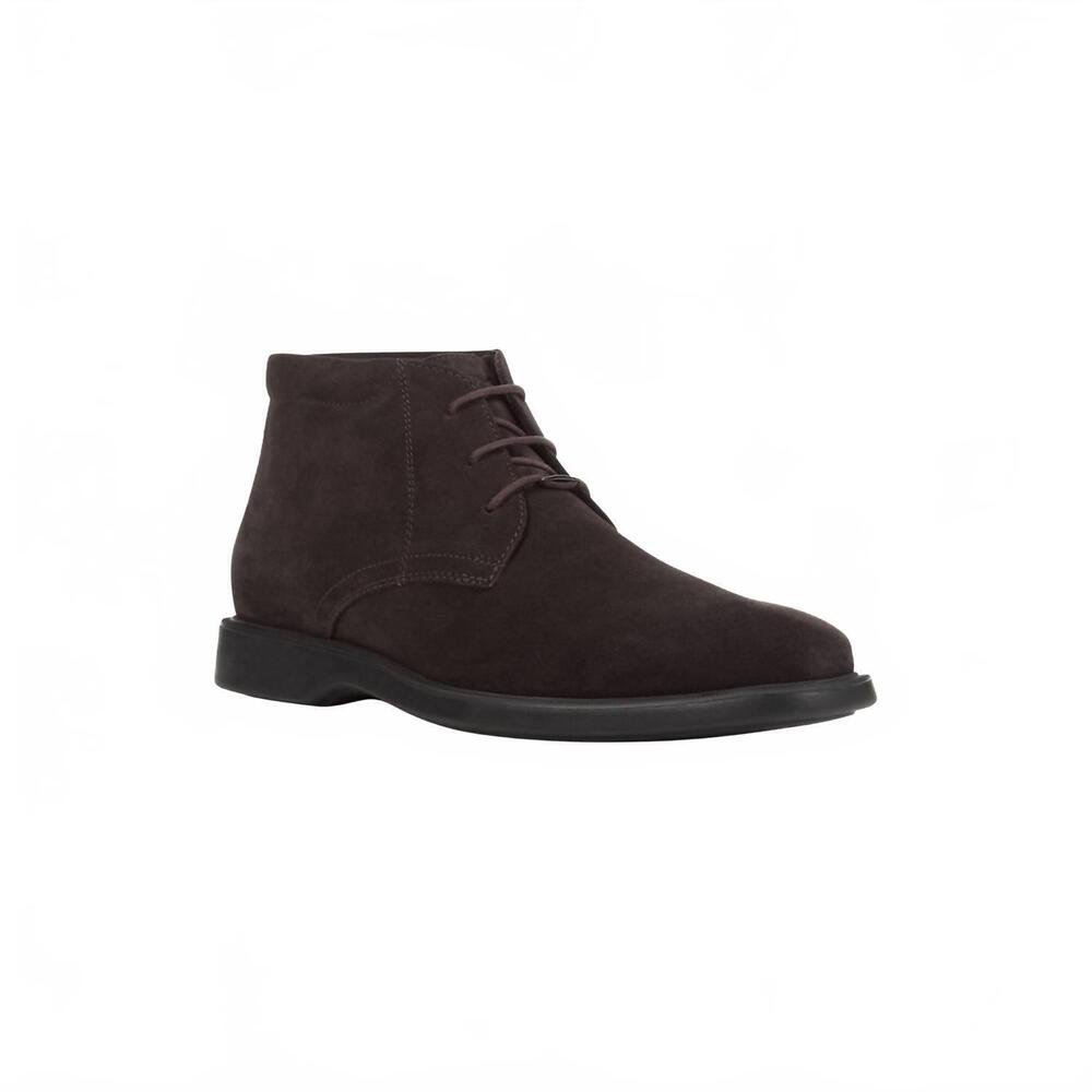 NEW GEOX men's suede chukka boots in coffee